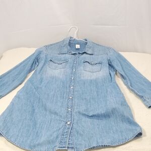 H&M Women's ,  Denim Blue Midi Dress